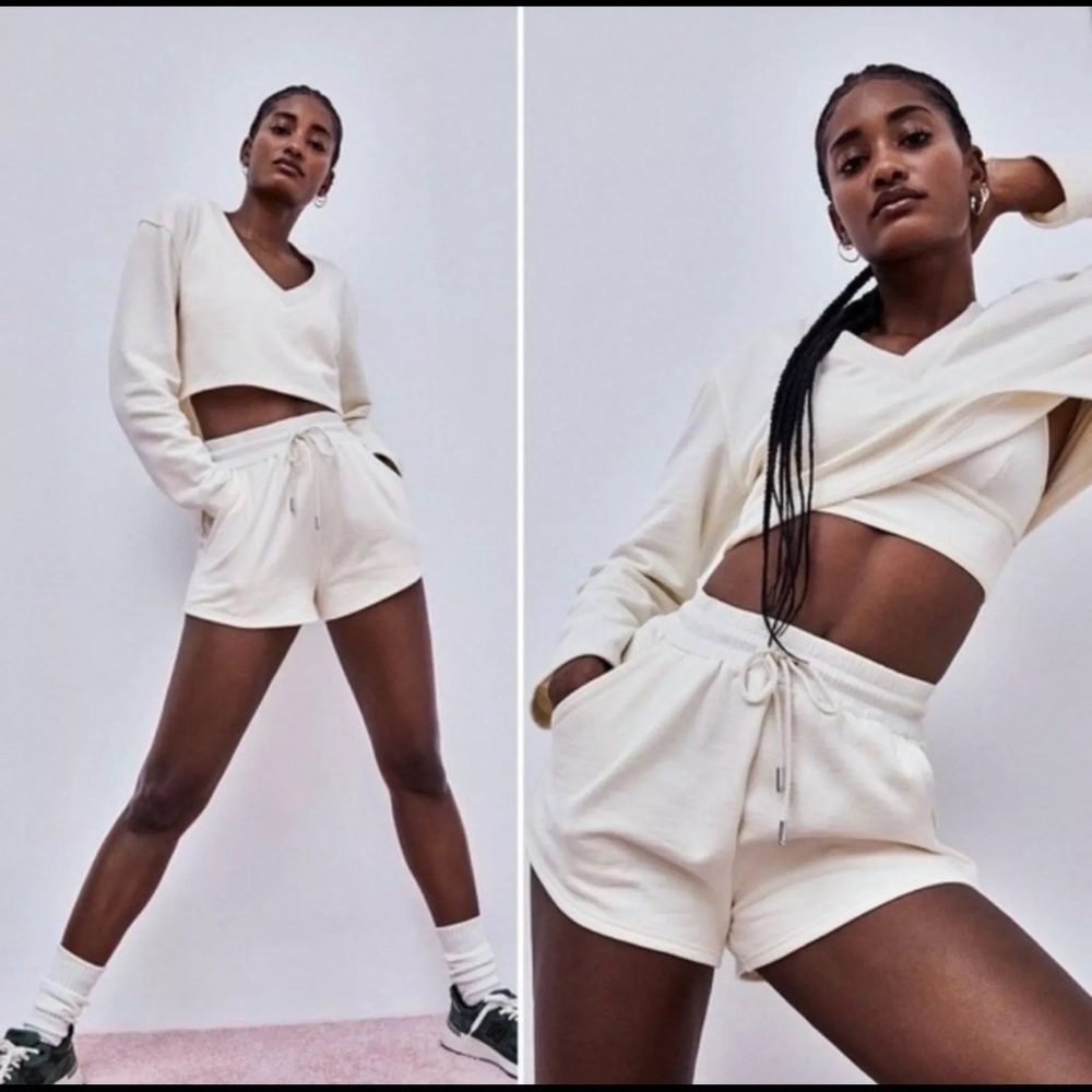 FOR LOVE AND LEMONS | ✨NEW✨ Morgan High Waisted Shorts in Cream